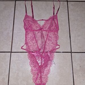 Victoria's Secret Pink Lace Chemise